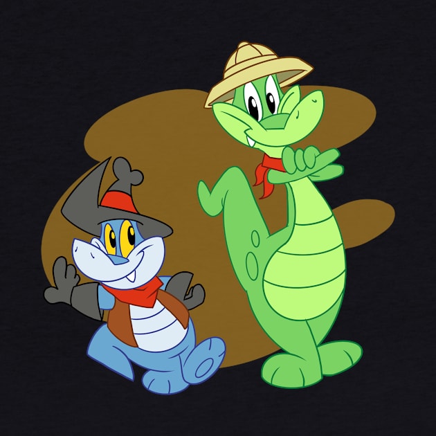 Bull Gator and Axl by PrinceOfDingos